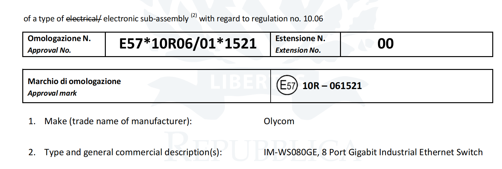 IM-WS080GE 8 портов E-Mark Ethernet Switch Гигабитный неуправляемый Din Монтированный 24V вход