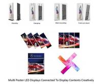 Display LED para publicidade interna HD P3mm / Tela LED de pôster eletrônico 576*1920mm