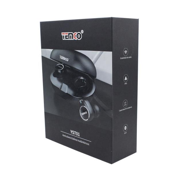 Electronic Cardboard Gift Box Packaging For Wireless Earphone Headphone Cable