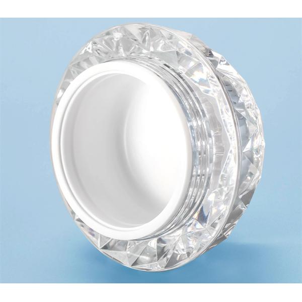 Luxury 50G Diamond Acrylic Plastic Cosmetic Jars Sub Packaging