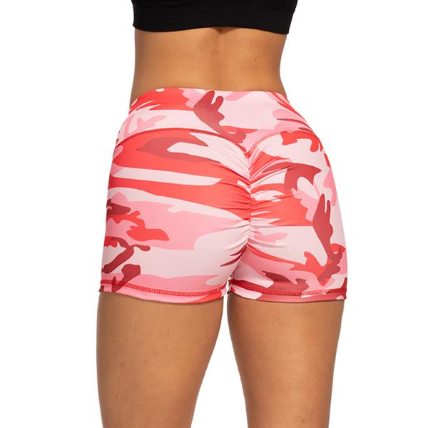 Women High Waist Yoga Pants Tummy Control Shorts Slim Short Pants