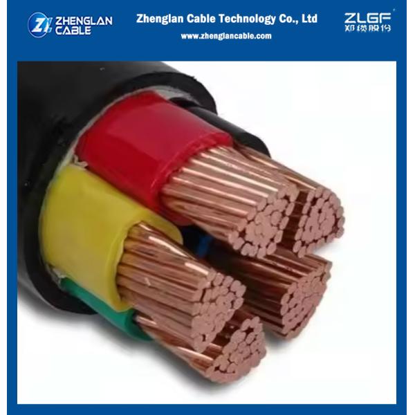 5 Cores XLPE Insulated PVC Sheathed Unarmoured Copper Cable 0.6/1kV IEC 60228 IEC 60502-1
