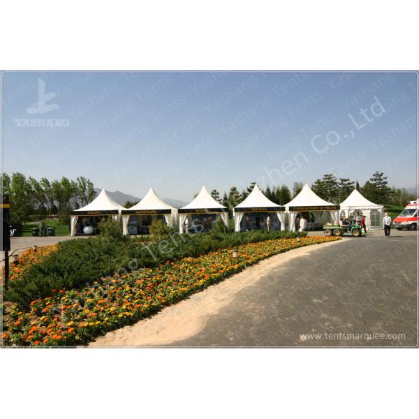 Outside Show Activities High Peak Tension Tents With 850Gsm Top Cover Fabric Cover