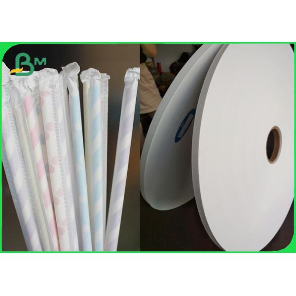 Bulk Straw Pipe Wrapping Paper Plain White 24gsm 28gsm 32mm Rolls Оптовая равнина белое 24гсм 28гсм 32мм Ролльс упаковочной бумаги трубы соломы