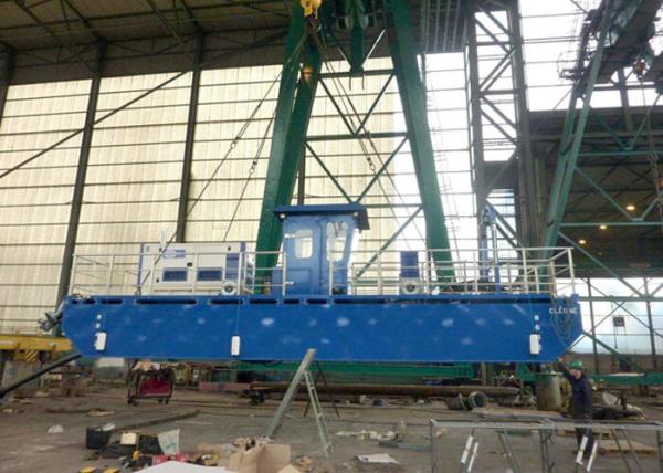 Mud Mining Portable Dredge , Sand Suction Dredger Heavy Duty Low Maintenance