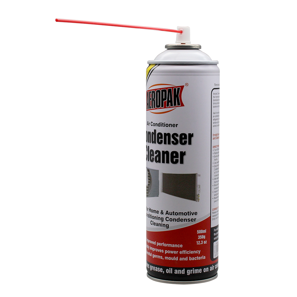 Aeropak 500ML Fast-Acting Aerosol Condenser Cleaner Foam-Type for All Condensers Removes Oil and Dirt