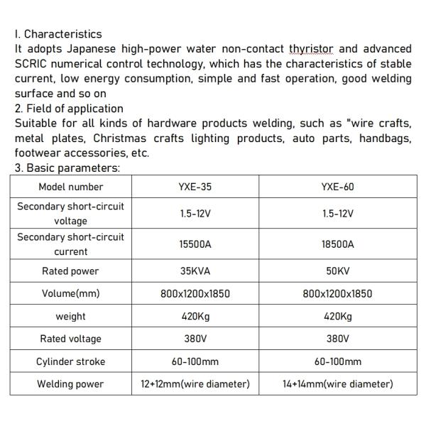 YXE-35 Пневматический спотовый сварщик идеально подходит для заводов оборудования и ремонтных машин