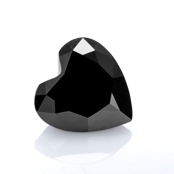 Synthetic Loose Cushion Cut Black Moissanite Gemstone Diamond