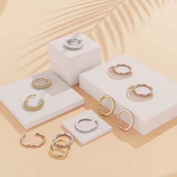 14K Gold Plumeria Full Hoop Earrings A Must-Have for Your Jewelry Collection