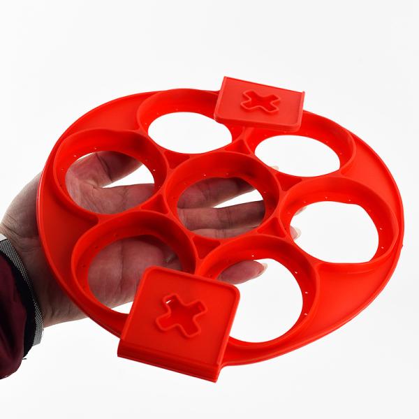 Seven Hole 37*22*0.8cm Silicone Egg Mould Kitchen Tools Accessories