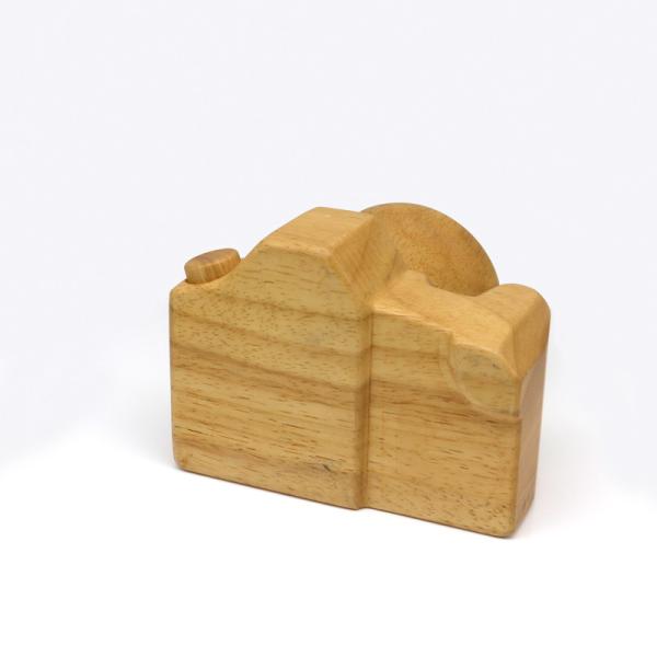 Cadeau créatif Jouets de caméra en bois mignons Ornements créatifs pour enfants