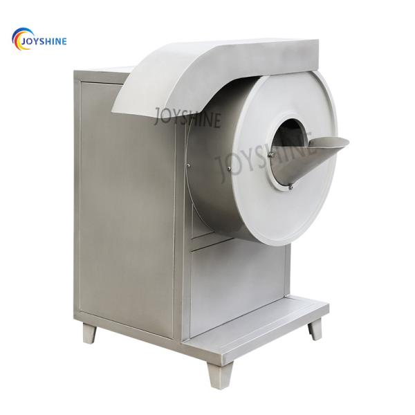 Máquina industrial de corte de batatas fritas de prata de 1,1 kW para processamento comercial de alimentos