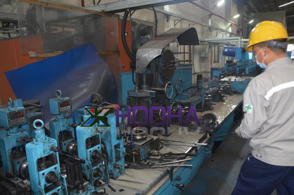Industrial Carbon Steel Pipe Making Machine Big Capacity 20-80M / Min