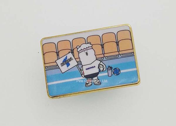 Customized Die Casting Lapel Pin Badges , Soft Enamel Pins For Sports