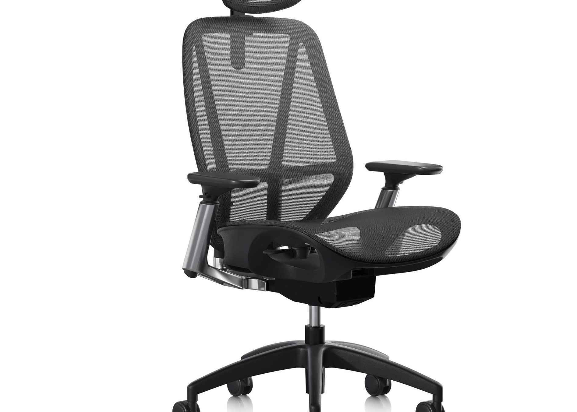 Hup Comfortable Office Chair with Adjustable Backrest Spine Support and H-Shaped Design Task Chair