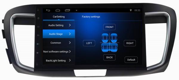 Ouchuangbo car video multimedia player android 8.1 for Honda Accord 9 (2.0 Low) with gps navigation  MP3 MP4 SWC