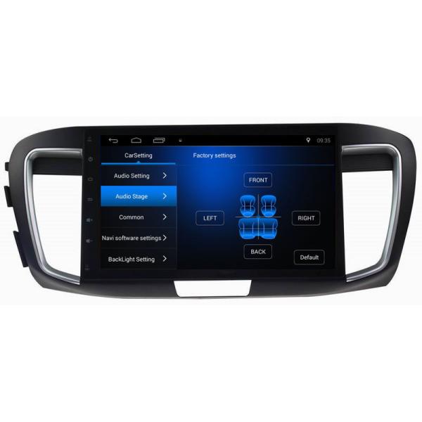 Ouchuangbo car video multimedia player android 8.1 for Honda Accord 9 (2.0 Low) with gps navigation  MP3 MP4 SWC