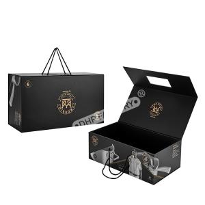Boîtes magnétiques pliables robustes Boîtes de carton pliables rigides avec