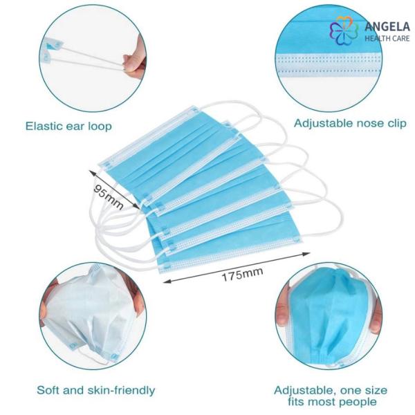 FDA,CE ,ISO13485,EN13485 Medical Protective Disposable Medical Face Mask Factory Certificated with