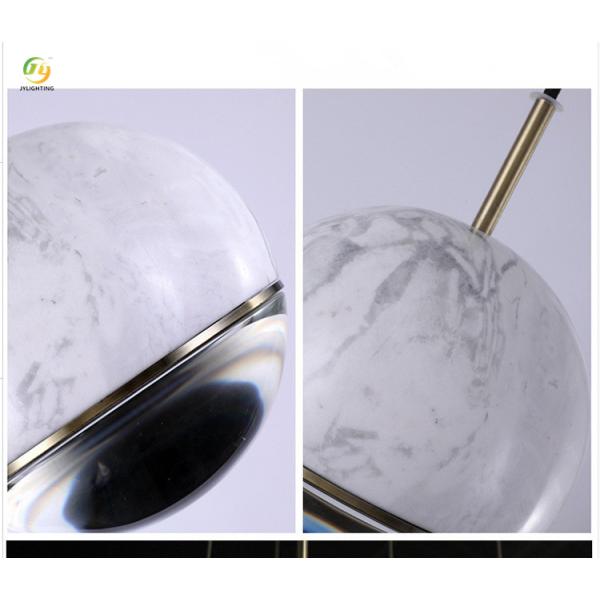 JYLIGHTING Nórdico Simple Moderno Lujo Creativo Restaurante Bar Dormitorio Mesita de Noche Mesa de Comedor Cabezal Único Mármol Moderno Lámpara Colgante