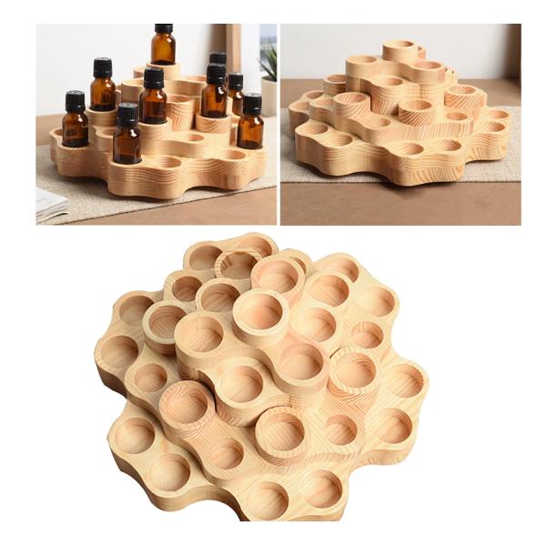 15ml and 10ml Essential Oil Bottle Display Stand Rack with Customized Logo Acceptable
