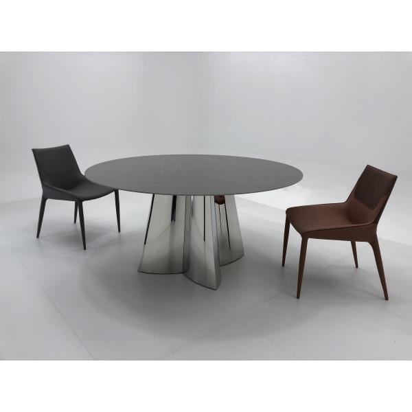 Stainless Steel Dining Table Set Dining Room Home Furniture Modern Marble Dinning Table