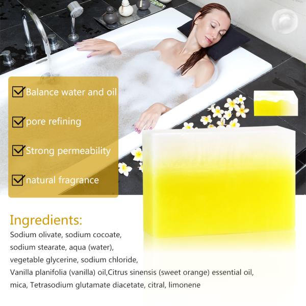 Ванна ODM органическая мылит мыло сладкого апельсина ванильное естественное органическое
