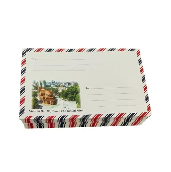 Custom White Paper Envelope Pearl Paper Business Envelopes Cardboard Envelope