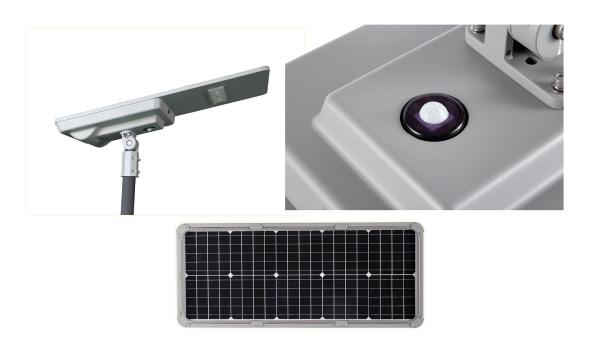 Logement en aluminium de moulage mécanique sous pression de lumen de réverbère solaire de Cri80 100W haut