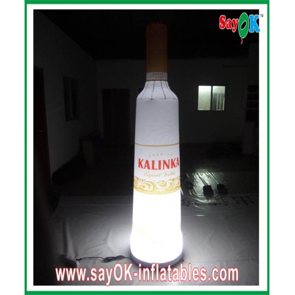 высота 2M вина бутылки ткани нейлона 190T раздувная с светами водить
