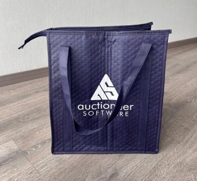 Custom Travel Camping Collapsible Reusable Large Capacity Insulated Insulate Tote Shopping Cooler Lunch Bag Bags For Grocer