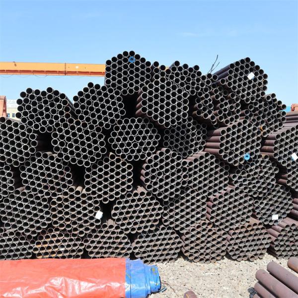 Black Mild Carbon Steel Seamless Pipe Tube 75 Mm Cold Rolled