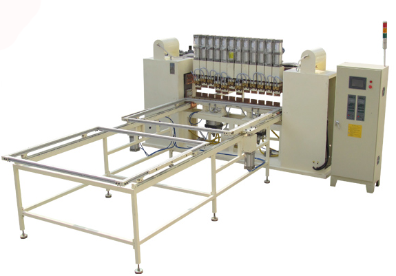 Steel Wire Holding Rack Welder , CNC System Welded Wire Mesh Welding Machine