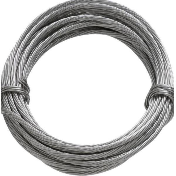 BS Standard 7/14 AWG Hot Dipped Galvanized Steel Wire Strand Medium Voltage Guy Earth Wire Construction Copper Rope Tension