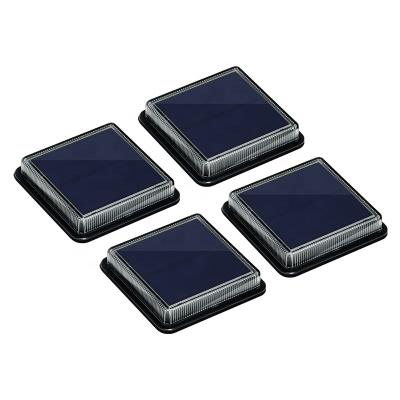 Lâmpadas postas automaticamente solares do jardim, luz subterrânea solar com bateria de lítio