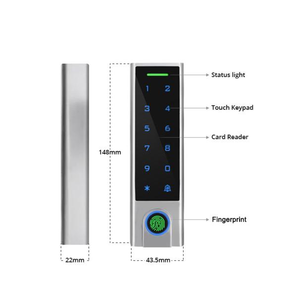 Lecteur imperméable Wiegand de fréquence ultra-haute Rfid de long terme 26/34 TCP/IP WIFI pour se garer