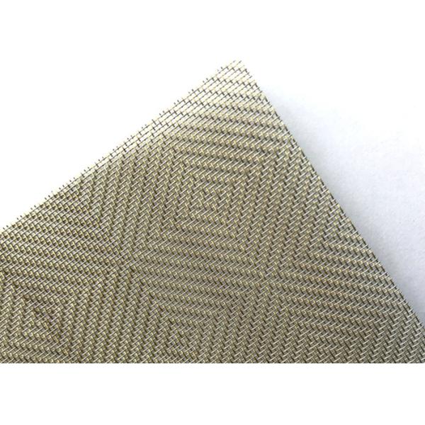 Бронзовый цвет прокатал стеклянную медную проволоку сетки металла сплетенную ультра тонко