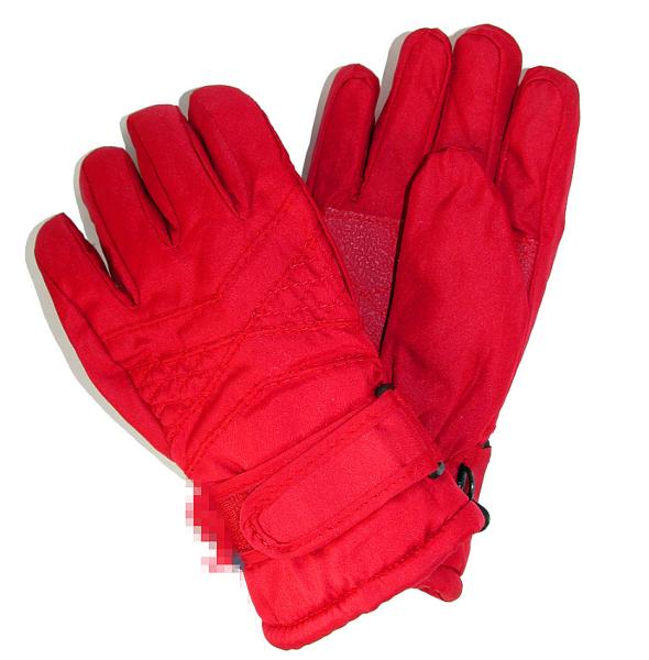 waterproof winter gloves outdoor gloves snow gloves mountain gloves red color adults size polyester fabric