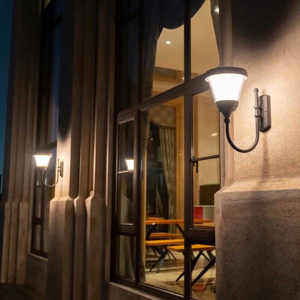 Certification CE Éclairage solaire extérieur IP65 étanche à l'eau LED Éclairage solaire extérieur décoratif de jardin