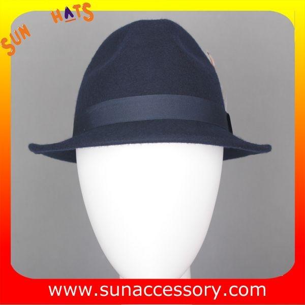 4190369 Sun Accessory customized  winner  England style fashion wool felt fedora  hats,unisex hats and caps wholesaling