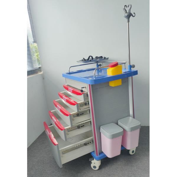 ABS Emergency Medical Equipment Trolley Hospital Medicine Cart Nursing Trolley Hospital Equipment