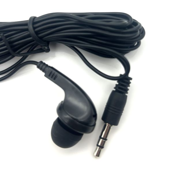 Disposable Wired Earphones Sound Airline Earbud with PVC Cable and None Codecs