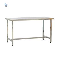 Banquette de laboratoire en acier inoxydable argenté hauteur 850 mm Table de poste de travail structure ferme