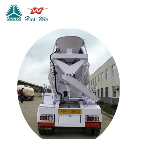 SINOTRUK HUAWIN 3 axles concrete mixer semi trailer