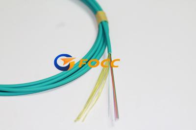 3.0mm Aqua Mini Type Fiber Optic Jumper Cable For MTP MPO Assemblies