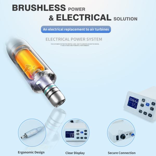 Электрический медленный скоростной зубной двигатель с 1: 5 увеличивающейся высокой скоростью зубной микромоторный блок ручной работы