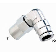 4mm - 16mm Brass One Touch Push-in Fitting Slot Type , Pneumatic Tube Fittings