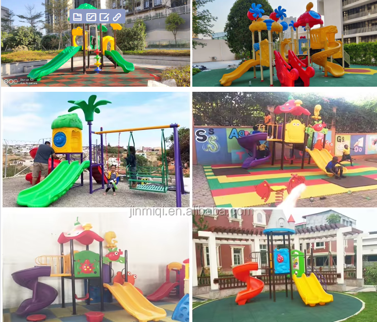 Resort Custom Playground Slides Customizable Design Plastic Play Slide