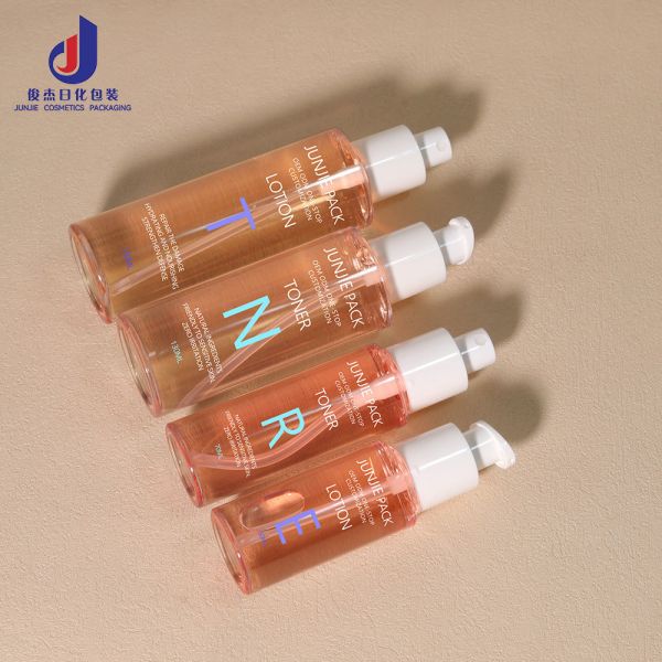 Modern Design Custom PET Perfume Toner 50ml 80ml 100ml 150ml 180ml Spray Lotion Bottle Luxury Plastic Cosmetic Packaging
