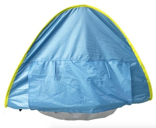Tendas de acampamento ao ar livre impermeáveis e resistentes aos raios UV 190T de poliéster revestido de prata